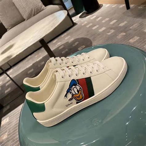 gucci donald duck high top|disney x gucci shoes.